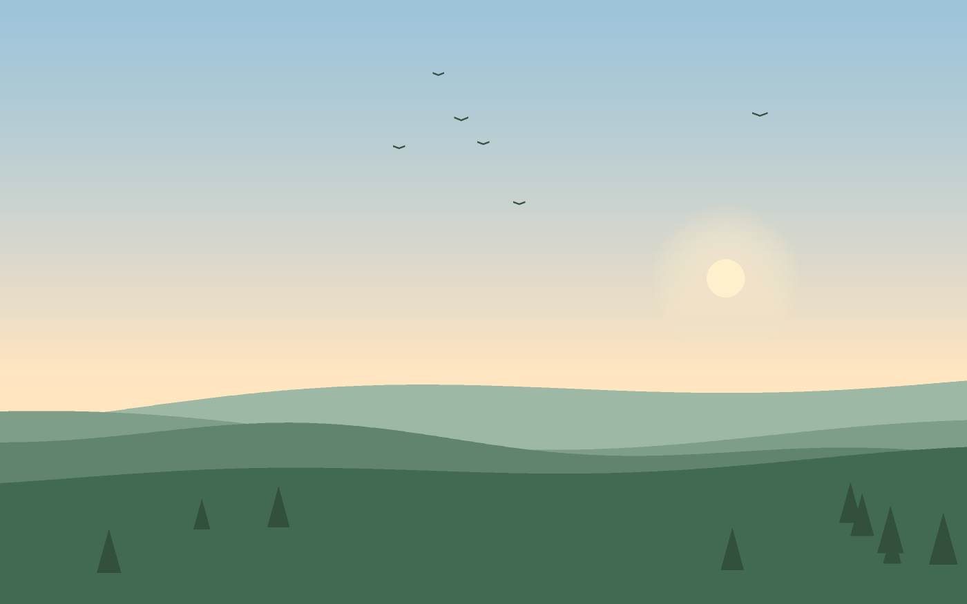 Landschaftsillustration