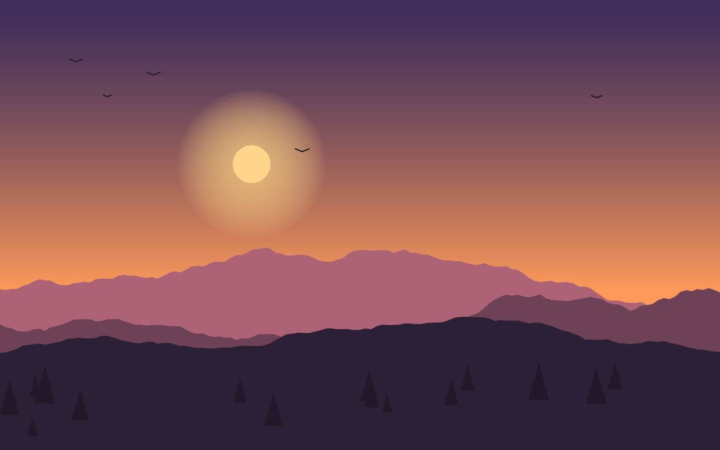 Landschaftsillustration