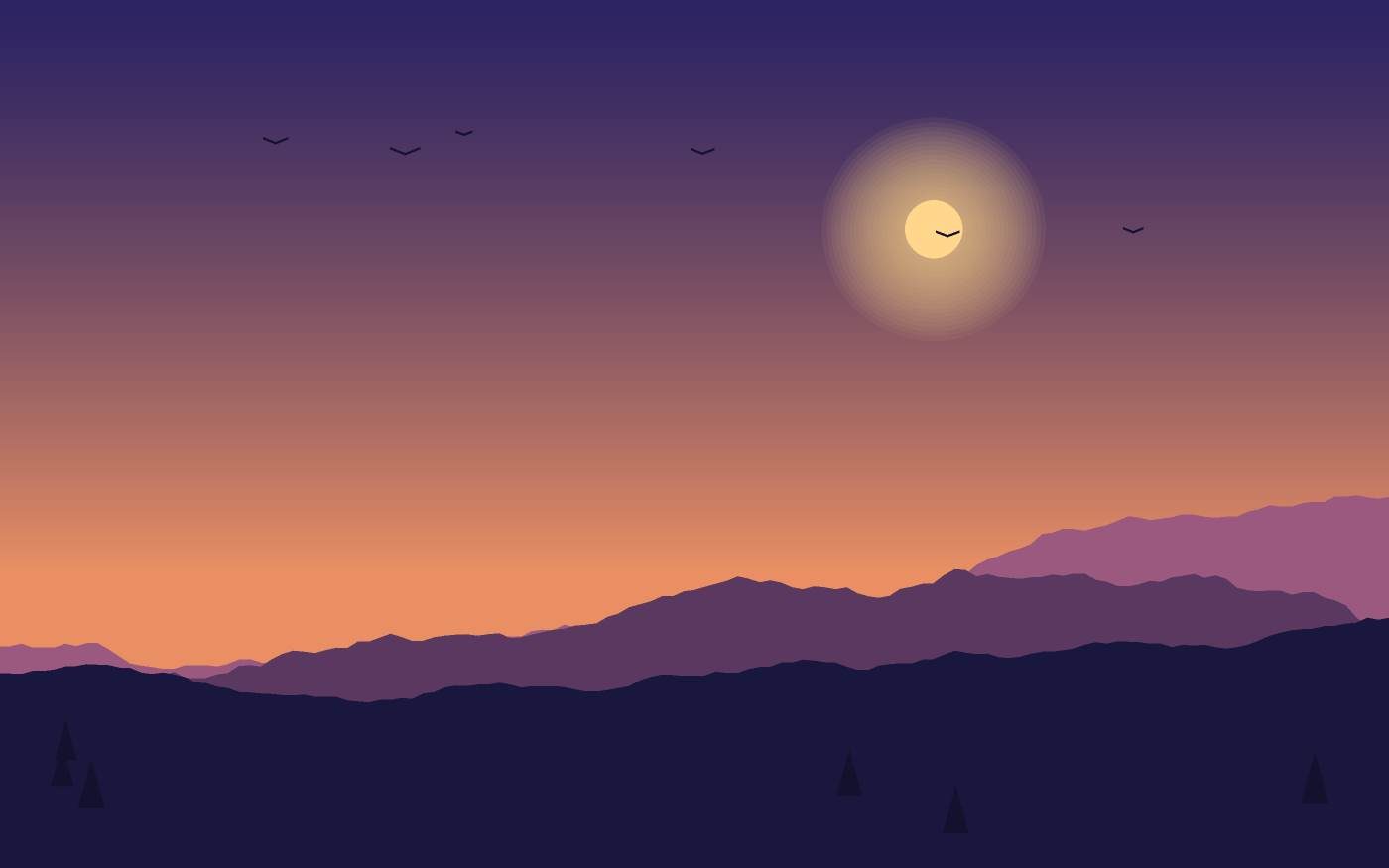 Landschaftsillustration
