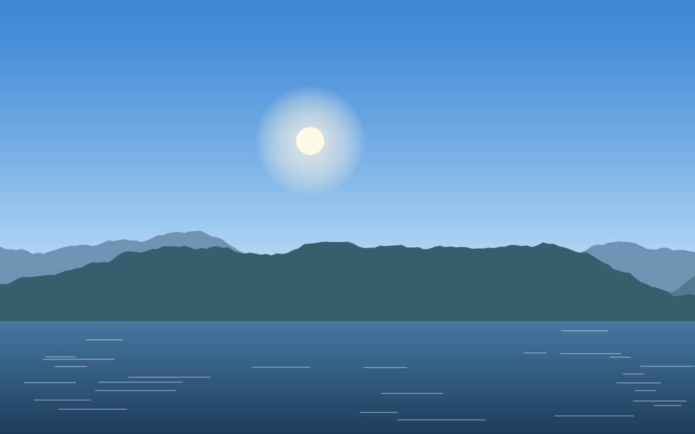 Landschapsillustratie