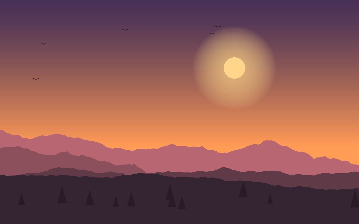 Landschapsillustratie