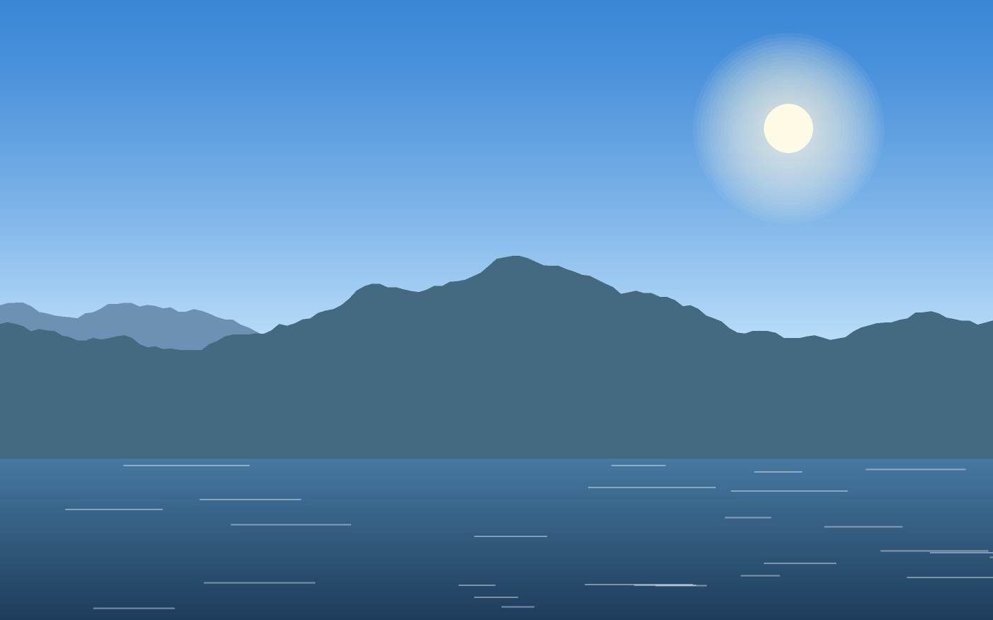 Landschaftsillustration