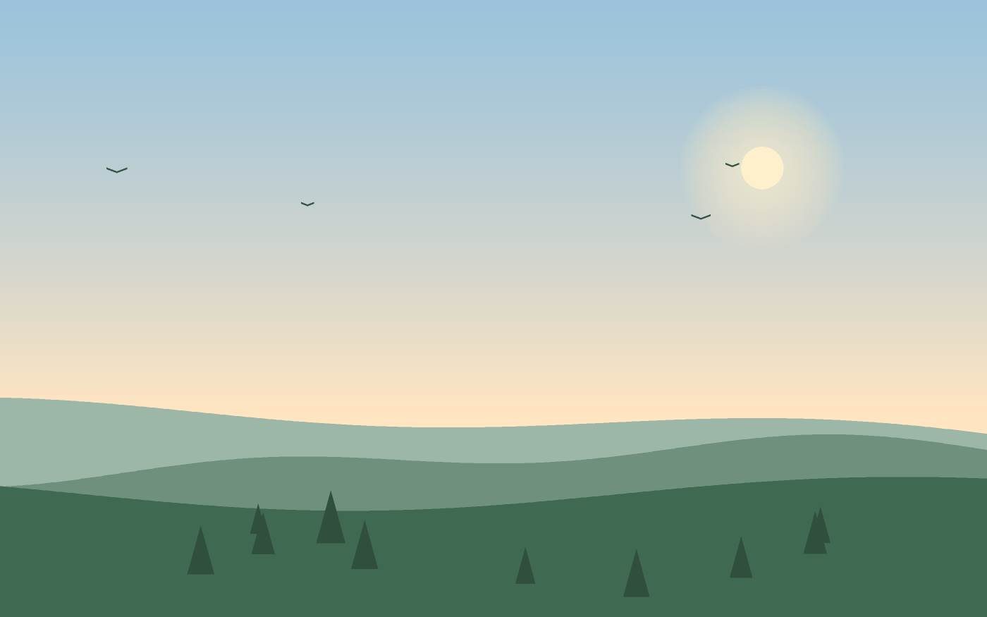 Landschaftsillustration