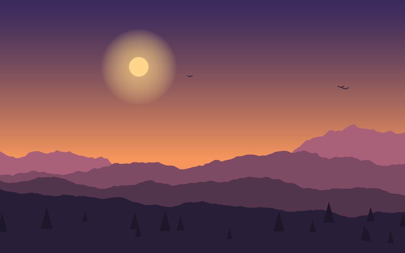 Landschaftsillustration