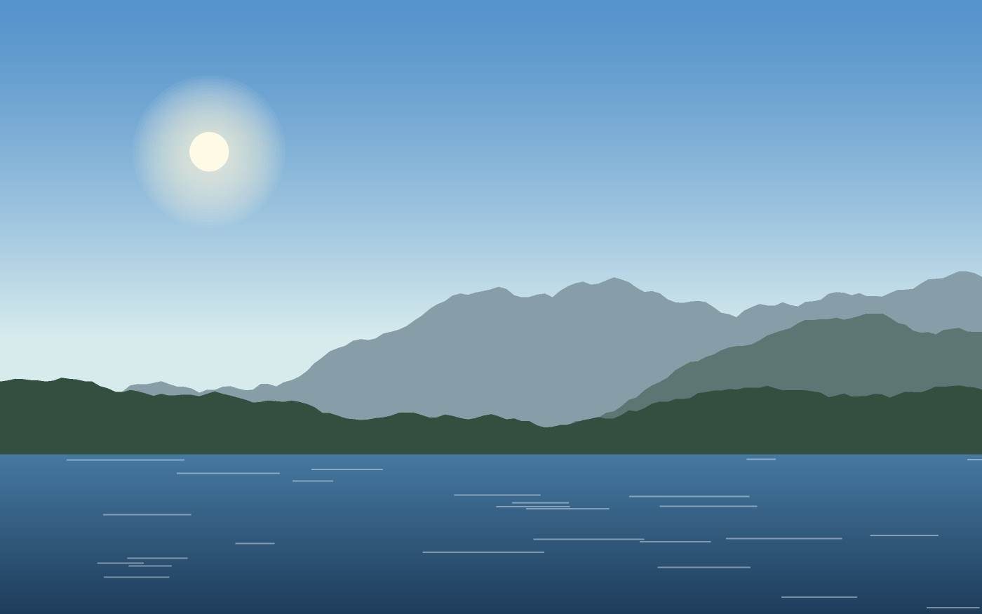 Landschaftsillustration