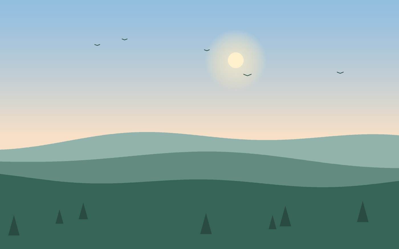 Ilustrace krajiny