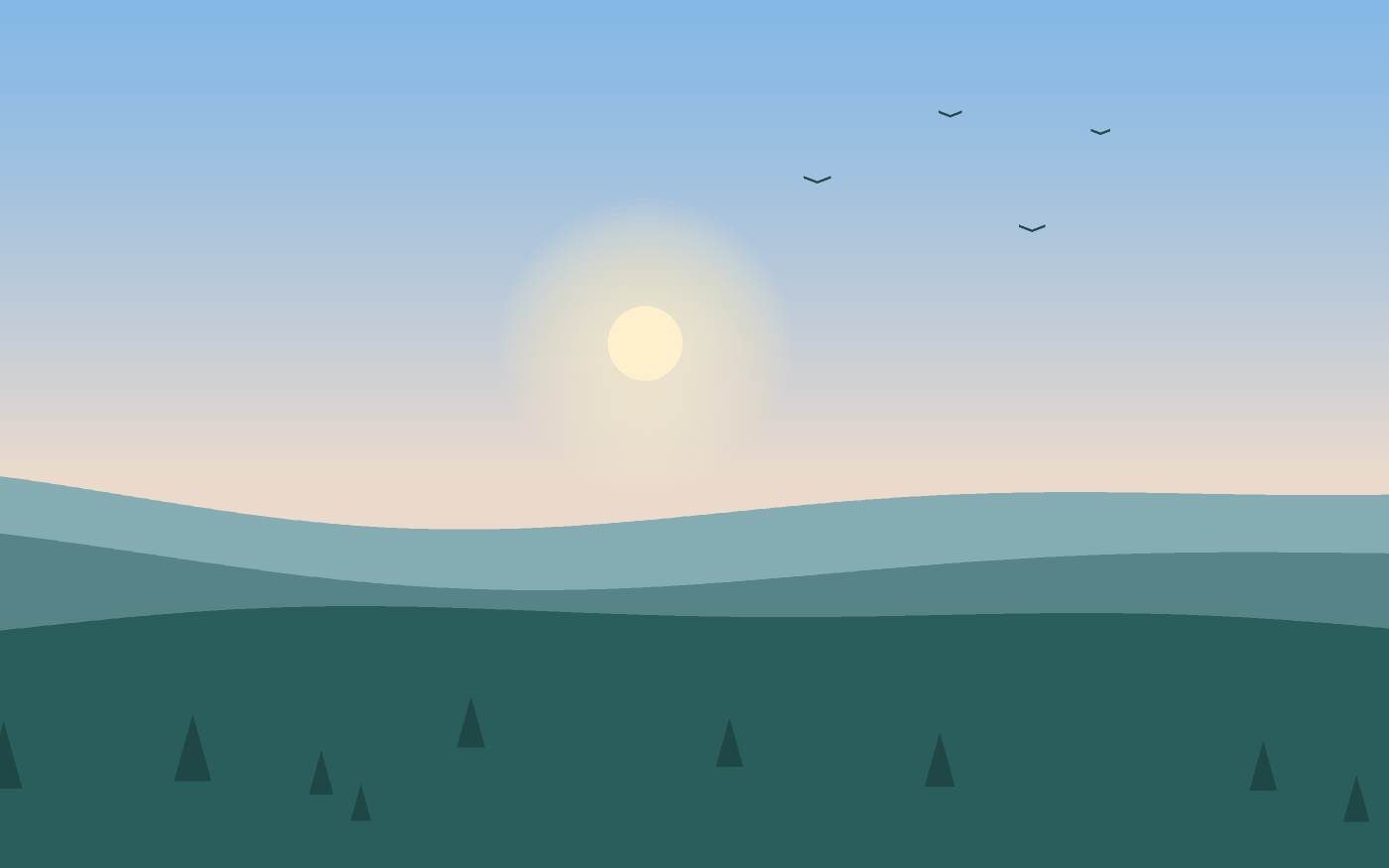 Ilustrace krajiny