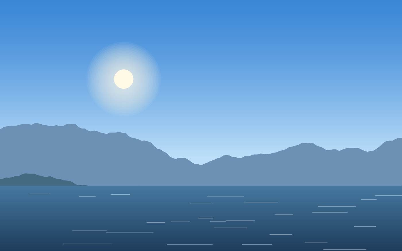 Landschaftsillustration