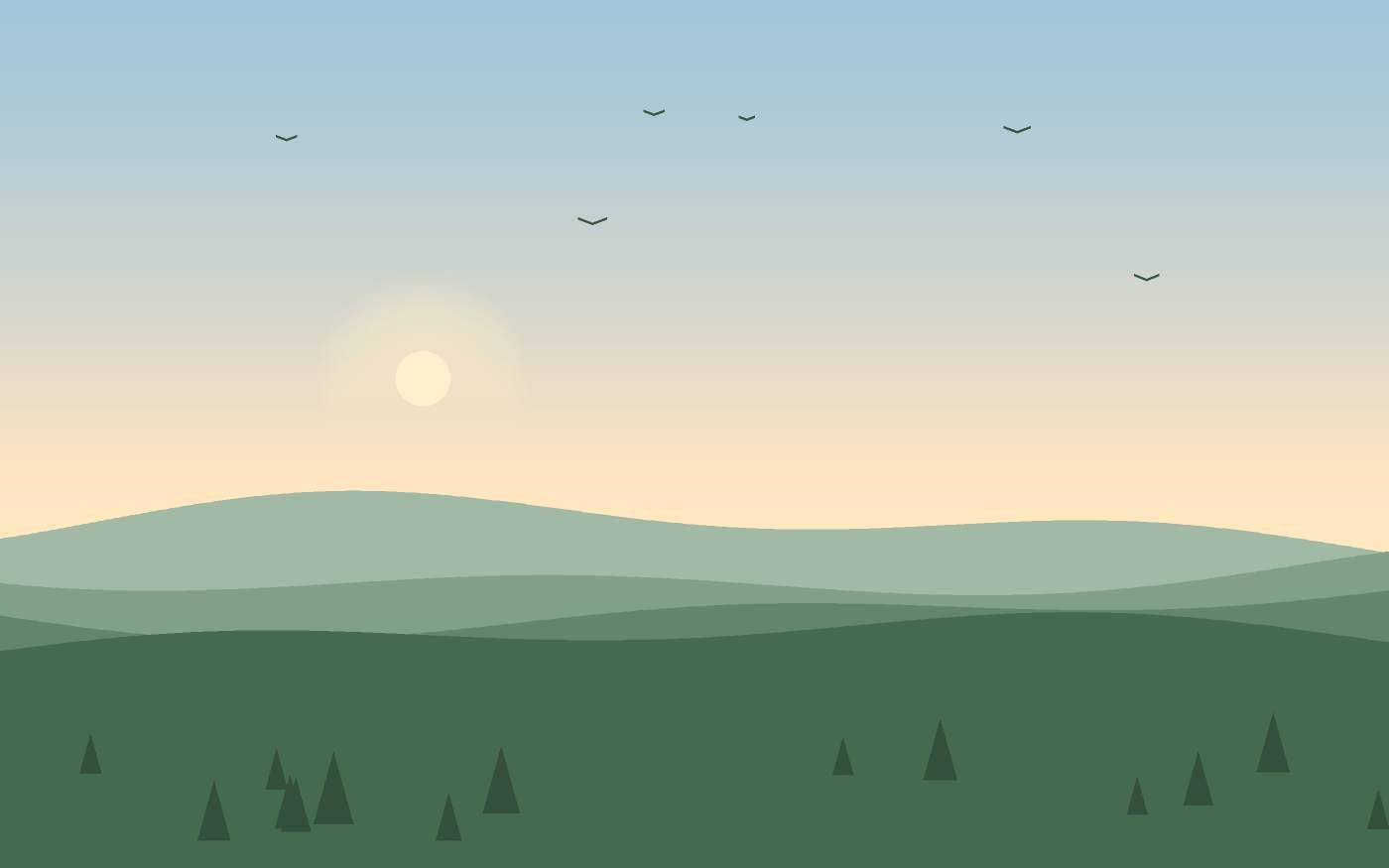 Landschaftsillustration