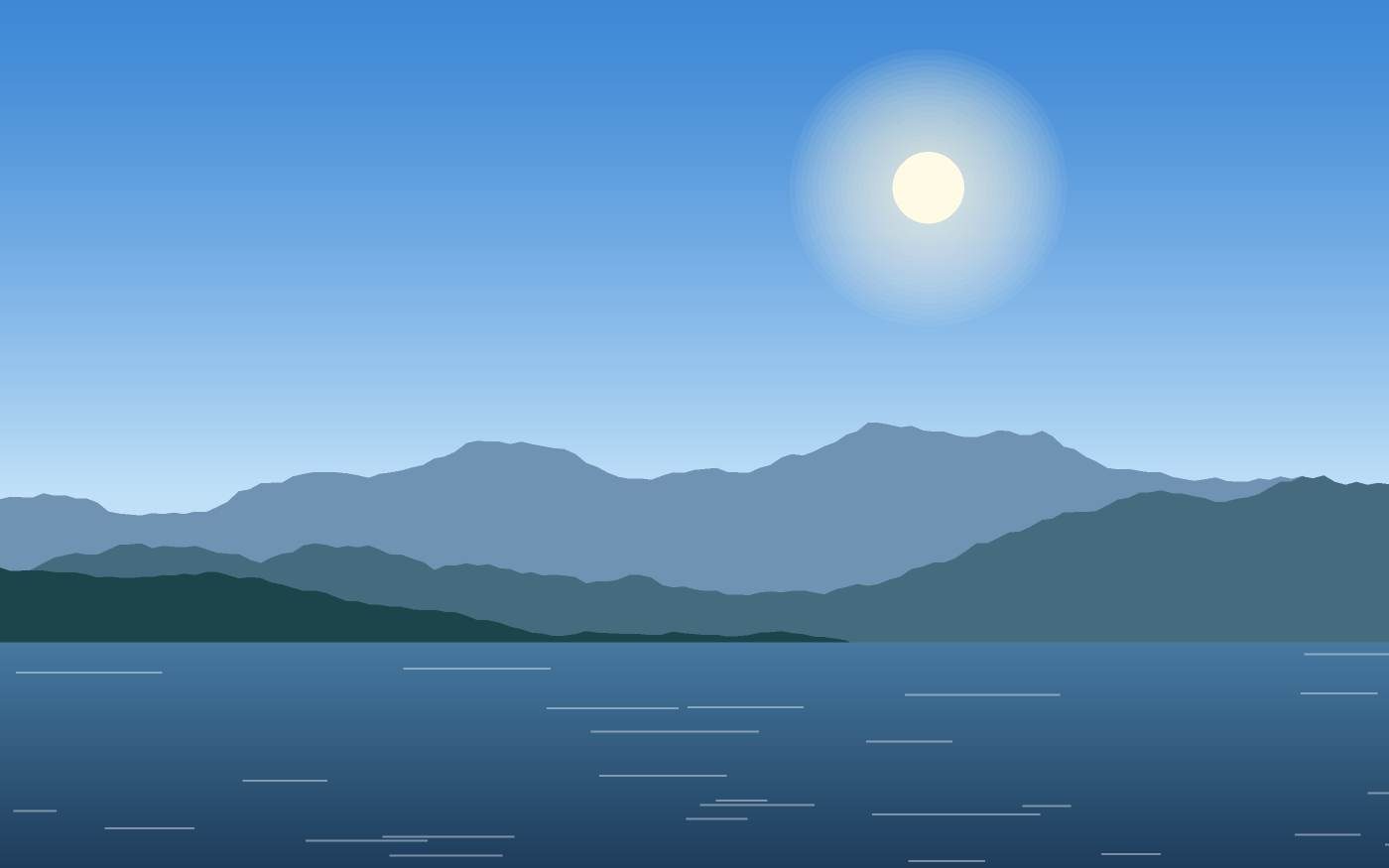Landschaftsillustration