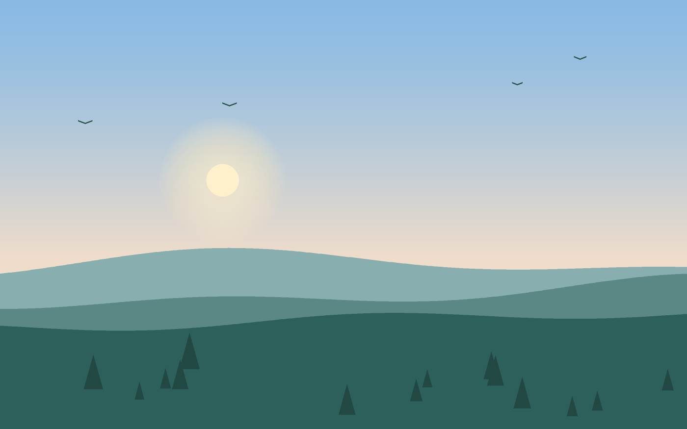 Landschaftsillustration