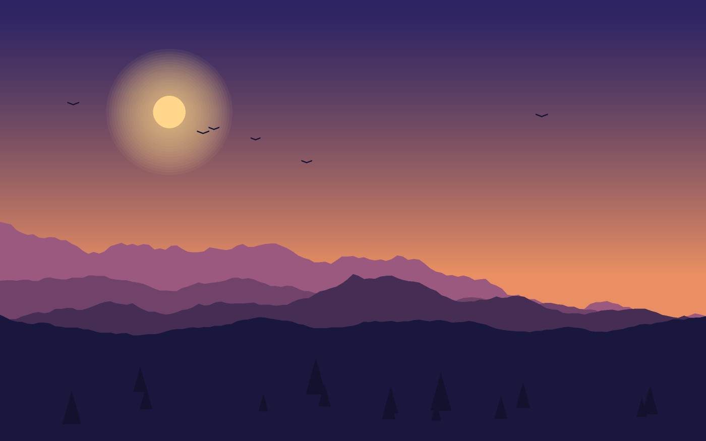 Landskabsillustration