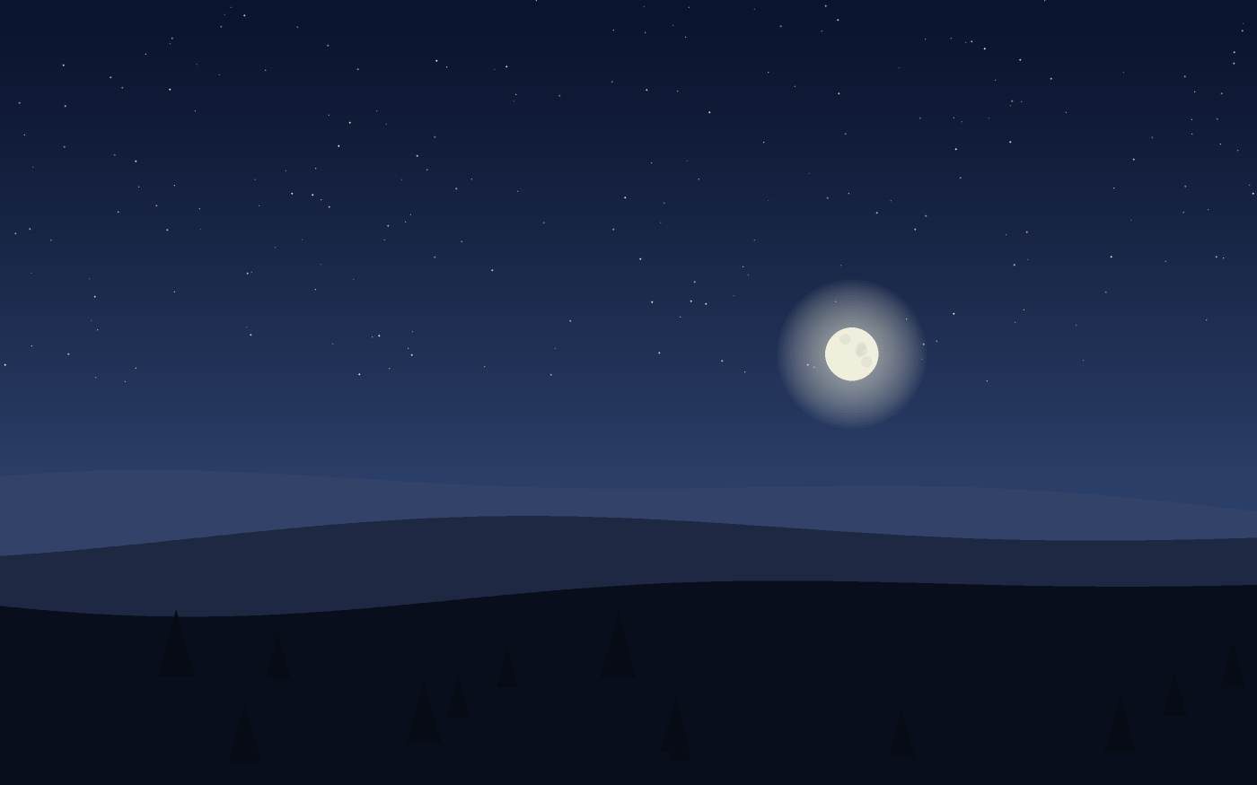 Illustrazione di un paesaggio