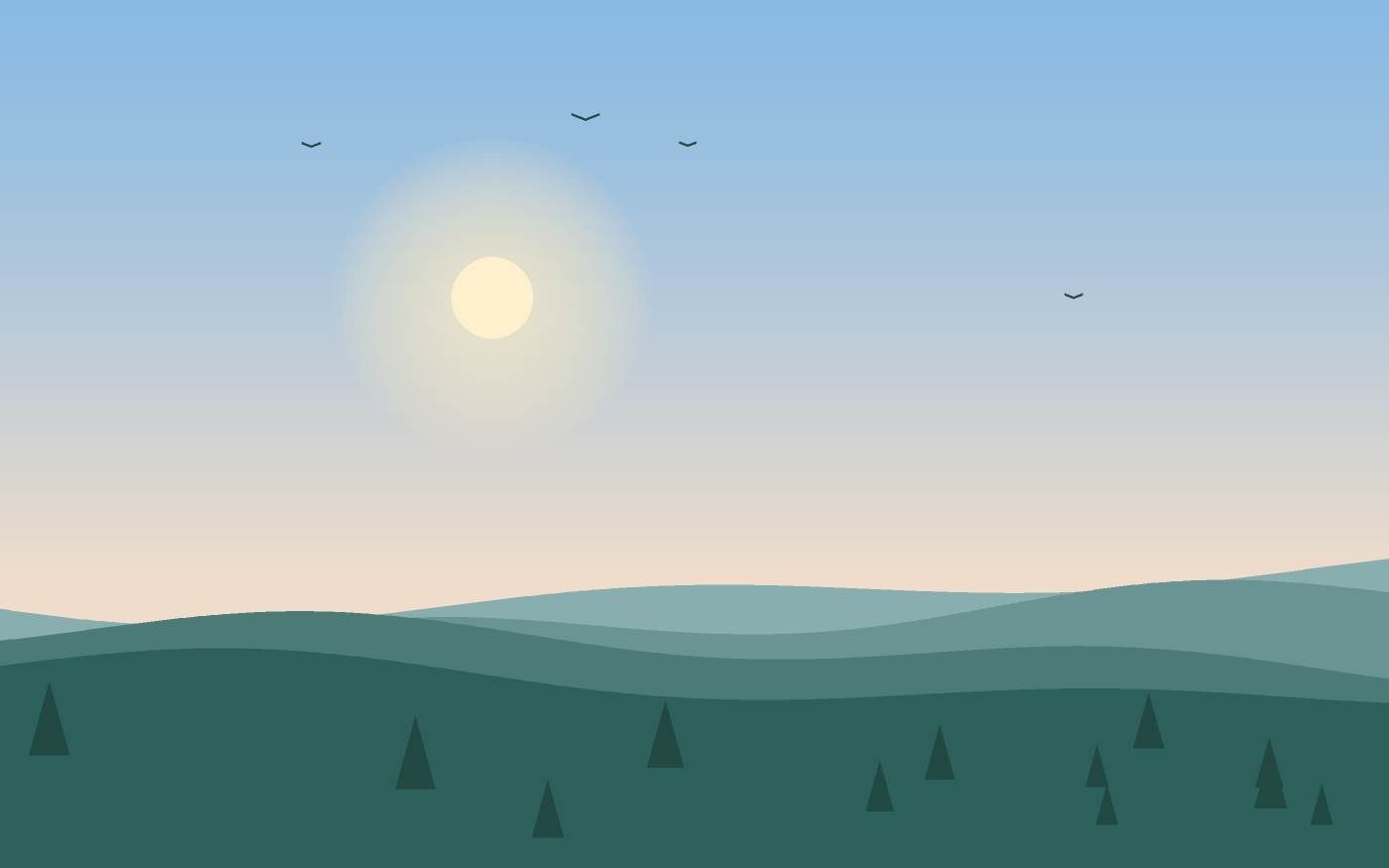 Landschapsillustratie