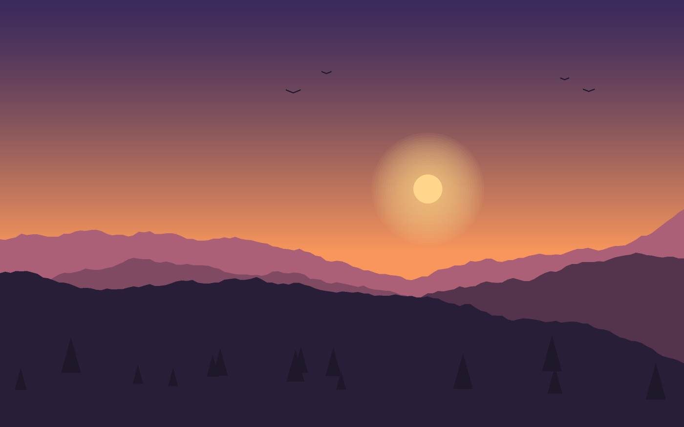 Landschapsillustratie