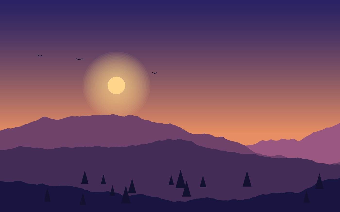 Landschapsillustratie