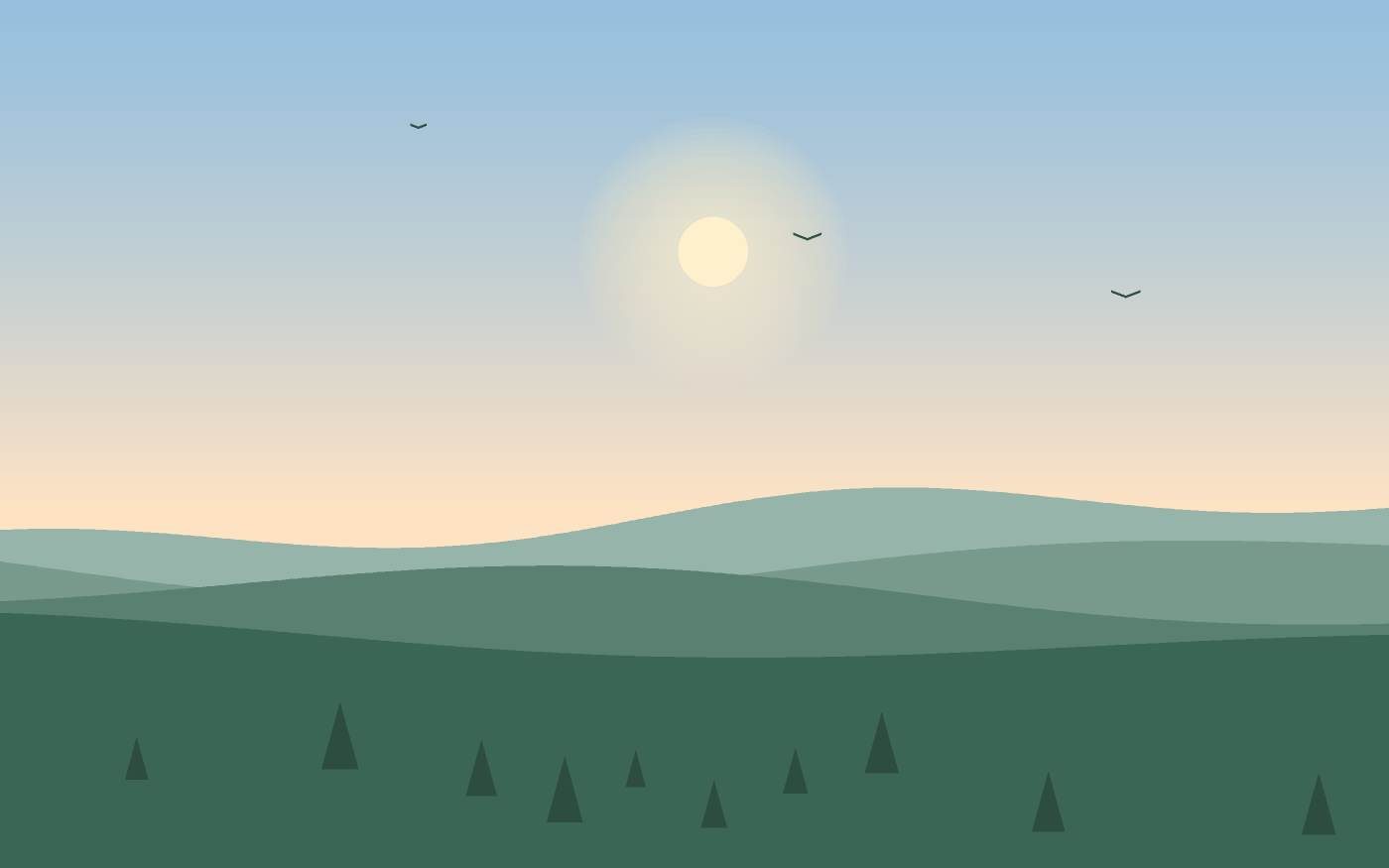 Ilustracja krajobrazu